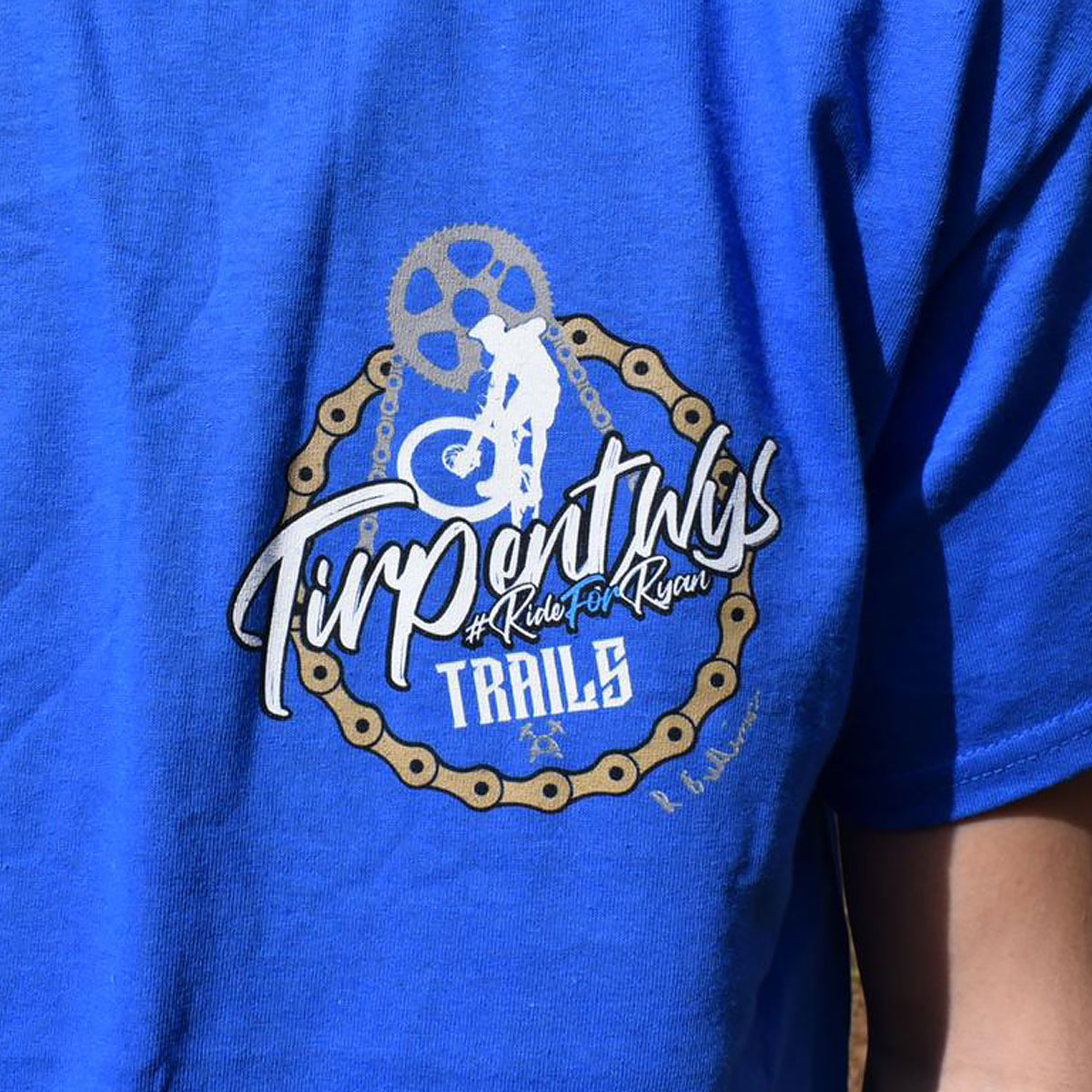 Tirpentyws Trails Blue T Shirt