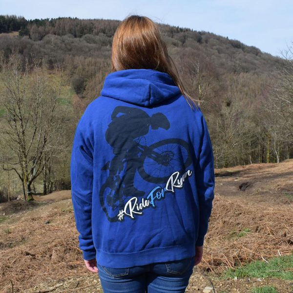 Tirpentyws Trails Ladies Blue Hoodie