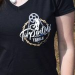 Tirpentyws Trails Ladies Black T Shirt